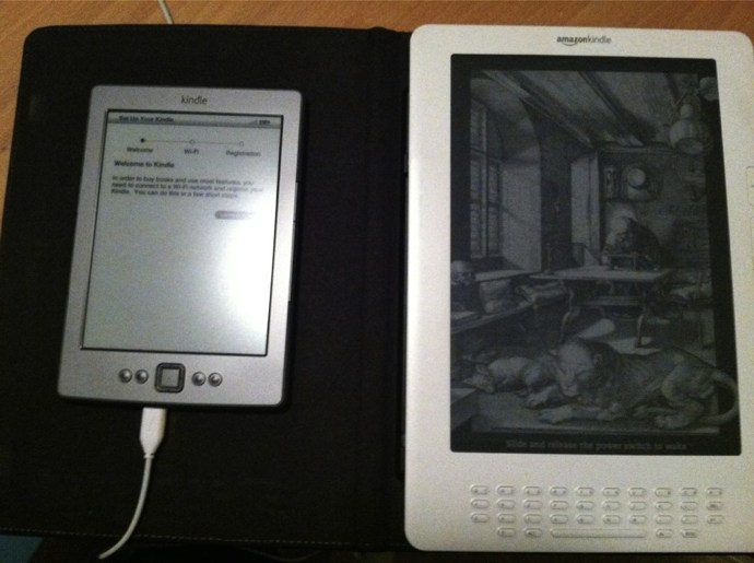 New Kindle vs. first generation Kindle DX